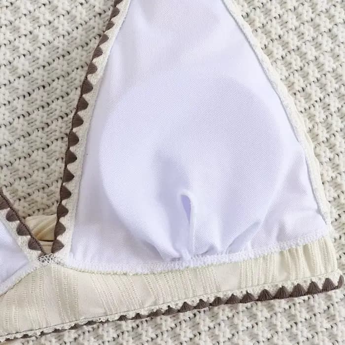 Bikini contrastant pour femmes