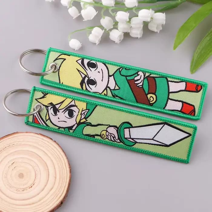 Porte-clés Brodé pour Sac à Dos, Accessoires de Cosplay