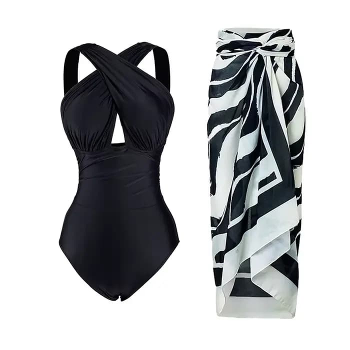 Maillot de bain vintage une pièce pour femme
