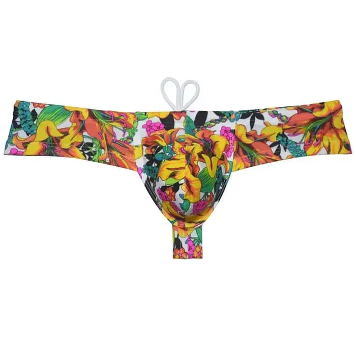 Maillot de bain pour hommes, boxer effronté, document géométrique rembourré, bikini amélioré