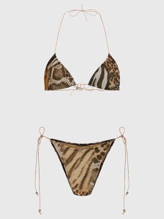 Sexy Bikini avec jupe maillot de bain brésilien