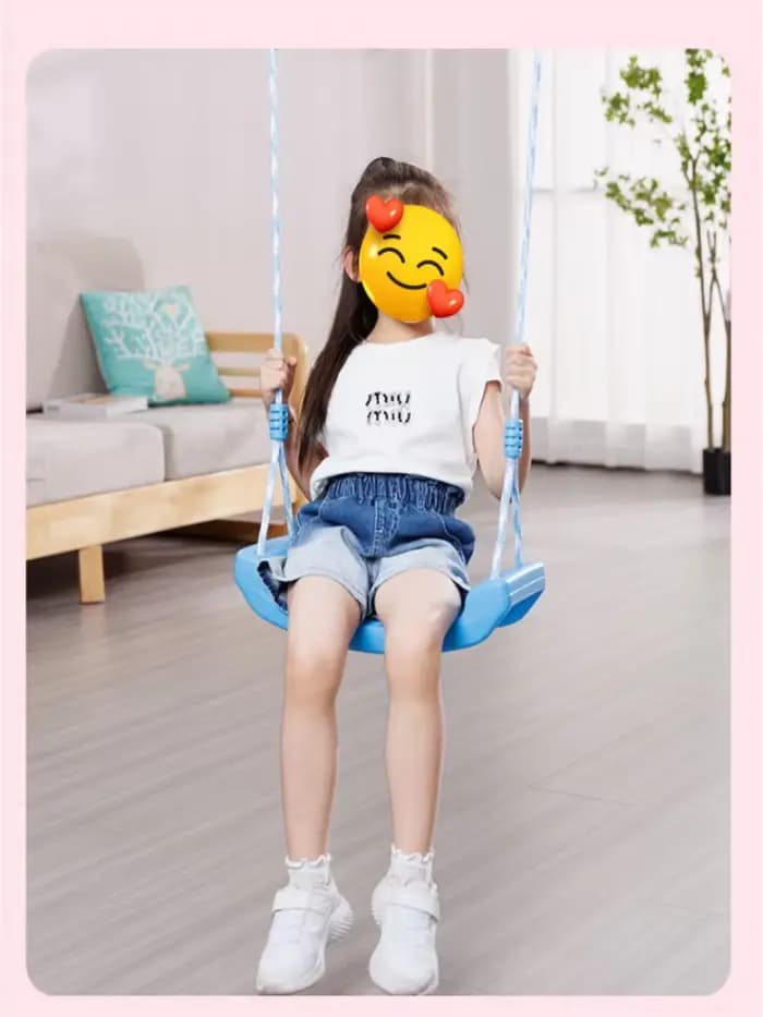 Balançoire suspendue arc-en-ciel pour enfants, balançoire pratique pour bébé, utilisable en intérieur et en extérieur, jouets de jeu d'extérieur pour enfants