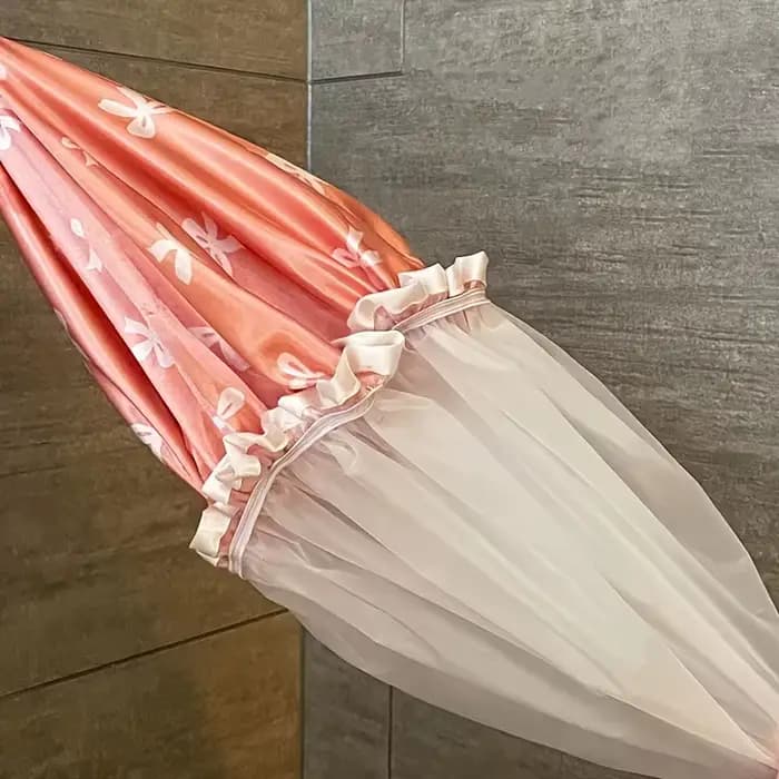 Bonnet de bain papillon Double couche imperméable, élasticité réglable, adapté pour laver le visage, sécher les cheveux, maquillage, salle de bain Dec