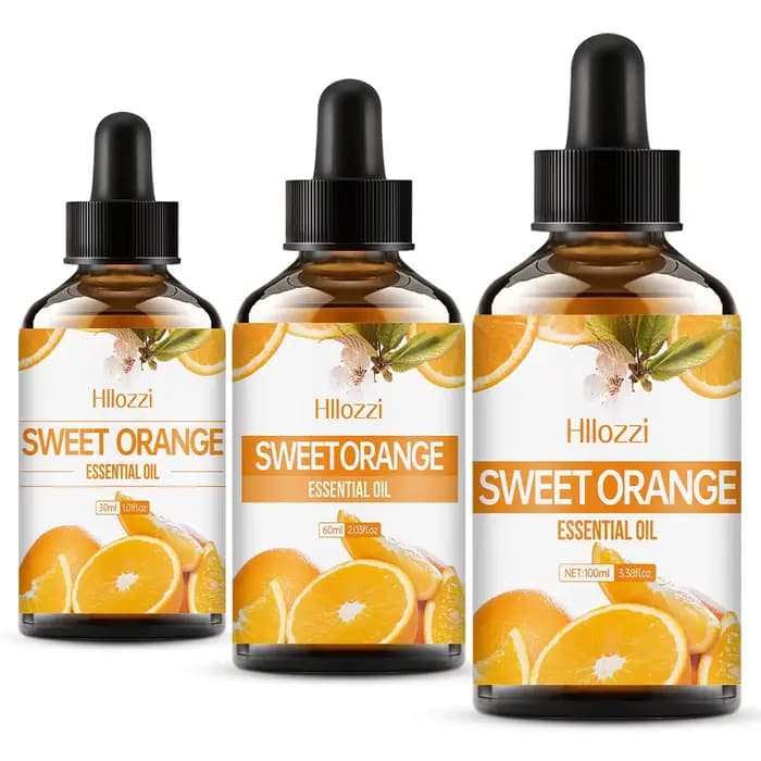 L'huile essentielle d'orange douce est utilisée pour fabriquer d'aromathérapie, de parfum durable monté sur voiture, d'humidificateur, essenti multifonctionnel