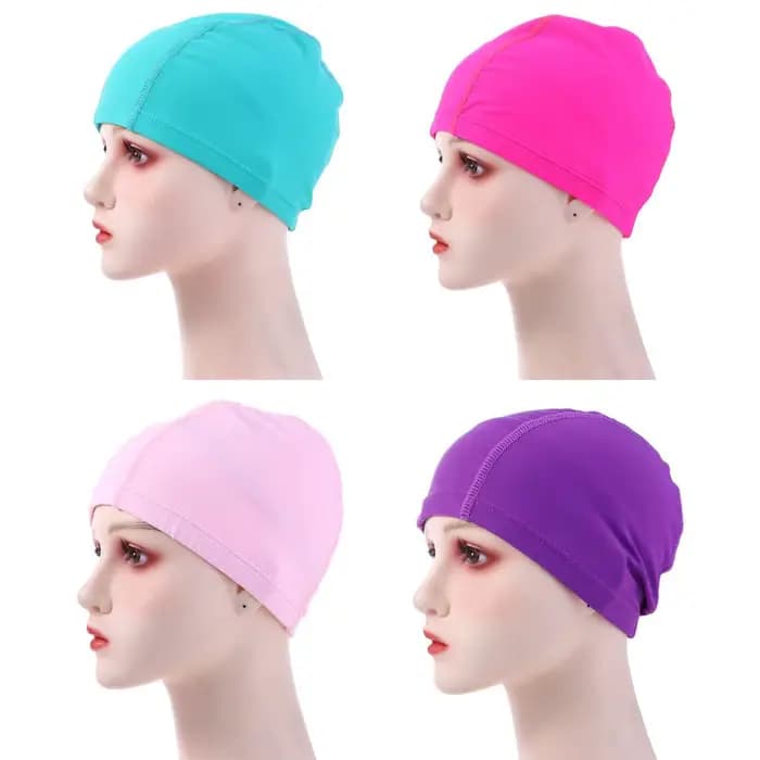 Bonnet de bain pour cheveux longs
