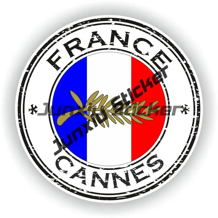 Autocollants d'emblème France Coat of Arms Feel, Paris, Mont Martre, sceau de Cannes, autocollant en forme de tour Eiffel
