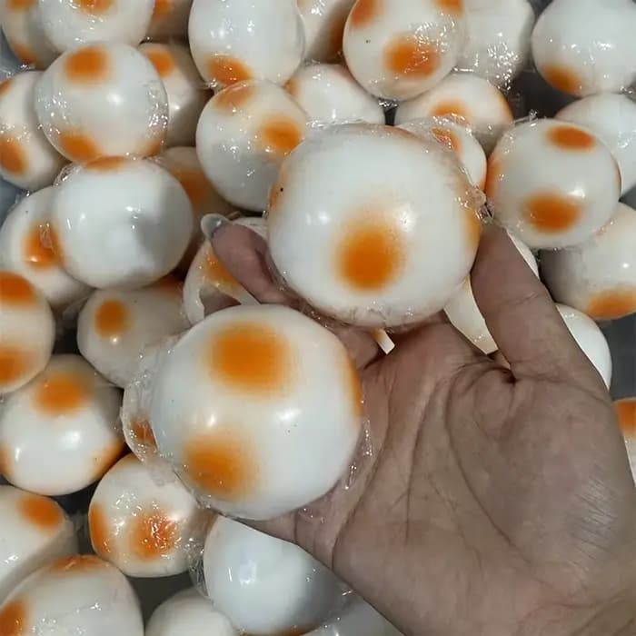 Jouet anti-stress en forme de boule ronde, gâteau de riz croustillant, sonore et moelleux, fait main, à presser, pour la décompression, cadeaux