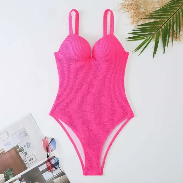 Maillot de bain une pièce texturé