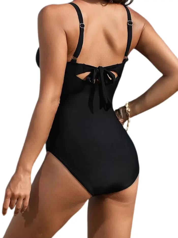 Maillot de bain une pièce en maille croisée, Push Up, pour femmes, Monokini, vêtements de plage, nouvelle collection, 2025