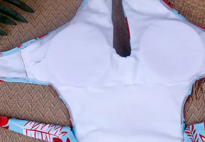 Maillot de bain une pièce extensible pour femmes, Monokini, col licou, dos nu, sexy, vêtements de plage, XL, été