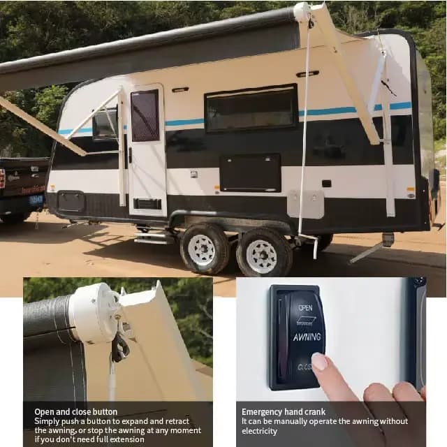 Auvent rétractable Awnlux pour camping-car, caravane, remorque, pièces et accessoires pour camping-cars