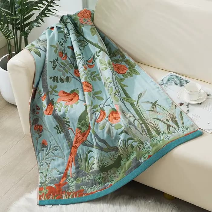 Grande Serviette de Bain en Gaze de Coton