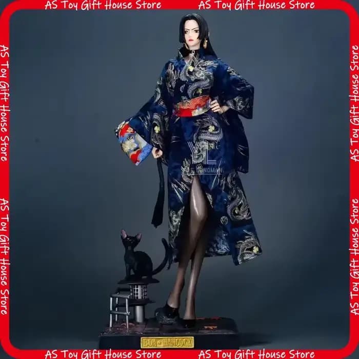 Figurine d'anime One Piece Boa Hancock de Yile Dongman, grande taille, haute qualité, modèle kimono, jouet de collection décoratif pour bureau