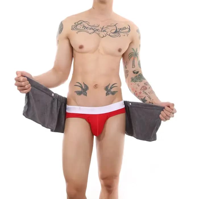 Robe de bain courte Sexy pour hommes