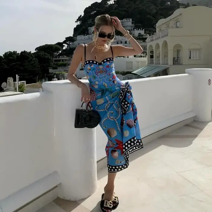 Maillot de bain une pièce imprimé à armatures