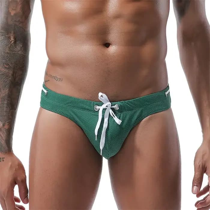 Maillot de bain sexy pour hommes, culotte de plage, short, zones me Push, coussin respirant, caleçon
