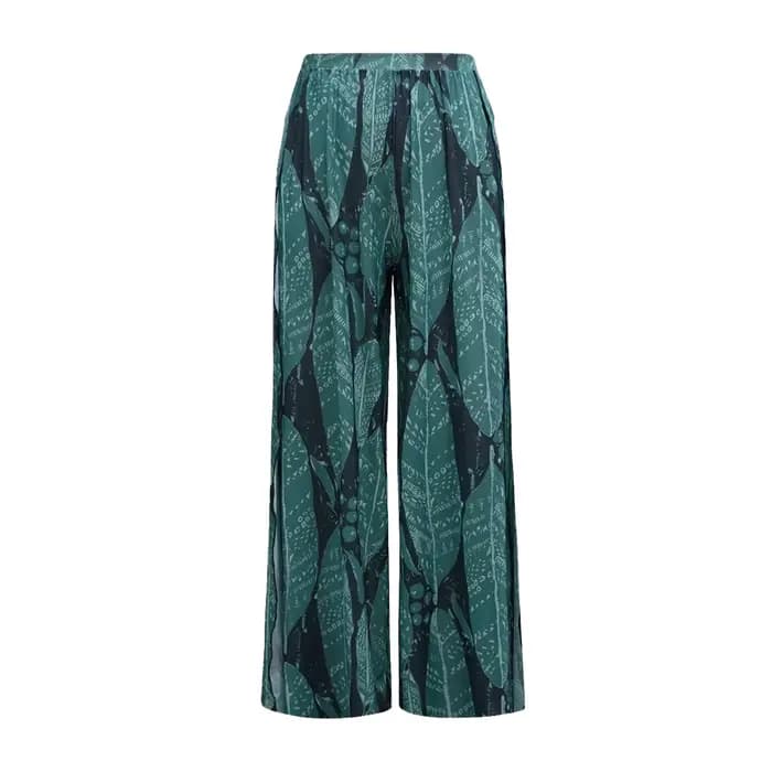 UPF35 manches longues crème solaire maillot de bain pantalons longs ensemble femmes noir géométrie i