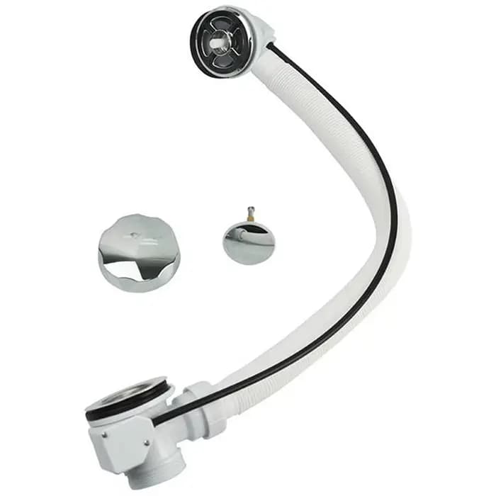 Kit de vidage de bain moderne dédié avec siphon de vidage intégré et tuyau de drainage pour salle de