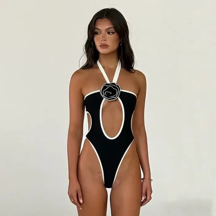 Maillot de bain une pièce Sexy pour femmes, Monokini brésilien, vêtements de plage, coupe haute, Pat