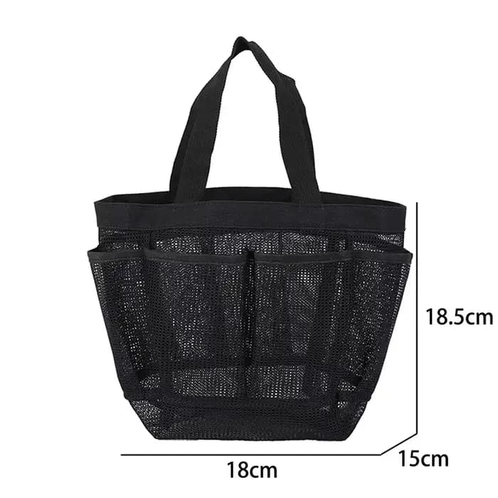 Sac de Douche Portable en Maille, Sac de Plage, Sac de Voyage, Sac de Rangement, Sac de Bain, Idéal