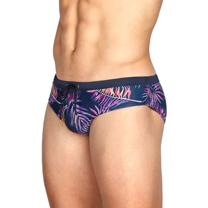 UXH-Maillot de bain en spandex pour homme, bikini taille basse, pour le surf et la plage