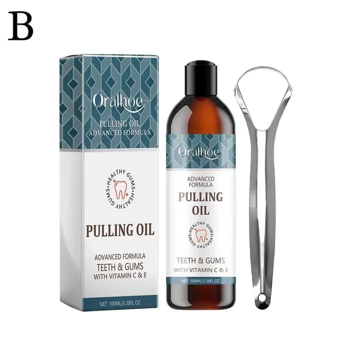 Huile de traction à la menthe AMP, bain de bouche, sans soins buccaux, blanchiment de l'haleine, gra