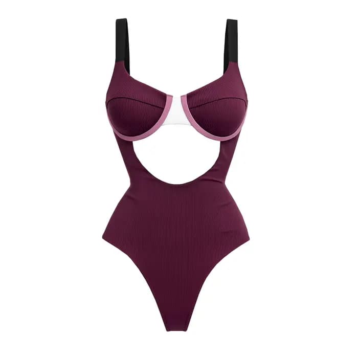 Blanc une pièce maillot de bain Sexy femmes maillots de bain Push Up Bikini femme Bandeau Biquini br