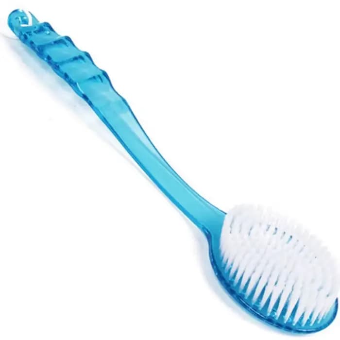 Brosse de bain à long manche pour le dos et le corps, masseur de peau expansive