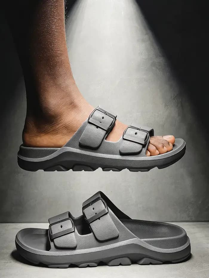 Nouvelles mules pour hommes printemps-été, chaussures décontractées rétro à enfiler, sandales en EVA