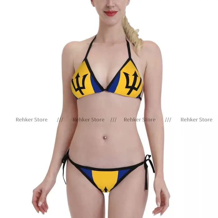 Maillot de bain deux pièces pour femmes, bikini sexy, sensation de Barbade, vêtements de plage tremp