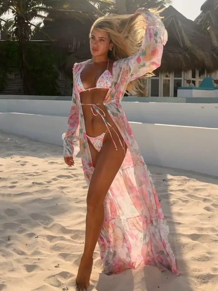 SEAURAL 2026 Nouveau lot de 3 bikinis imprimés sexy pour femmes, maillot de bain lacé, biquini dos n