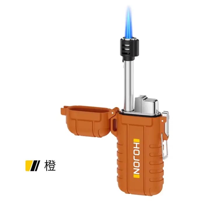 Briquet étanche scellé pour Camping en plein air, léger, Portable, allumage rétractable avec lanière