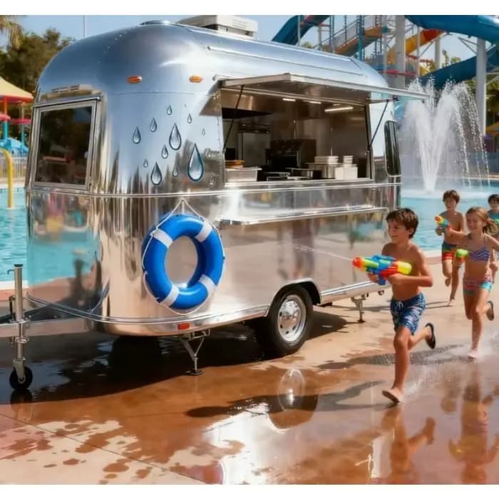 Camion à glace Tacos mexicain personnalisé, à vendre, remorque de nourriture pour hamburgers, parc a