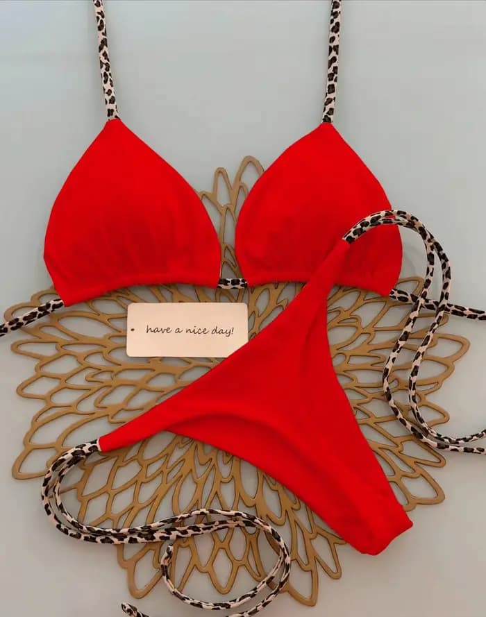 Bikini 2026 pour femmes, maillot de bain, vacances à la plage, vêtements de bain, imprimé léopard, e