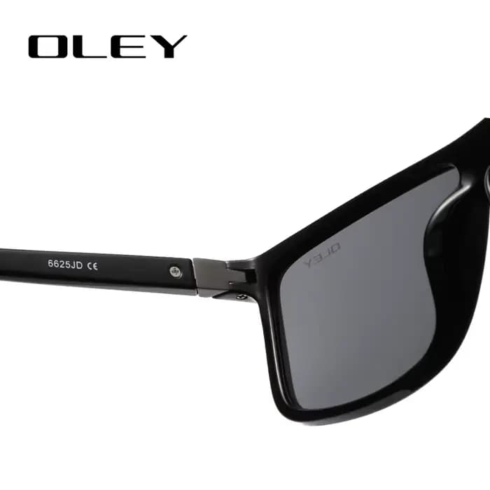 OLEY – lunettes de soleil polarisées pour hommes, Vintage, carrées, pour la conduite, protection de