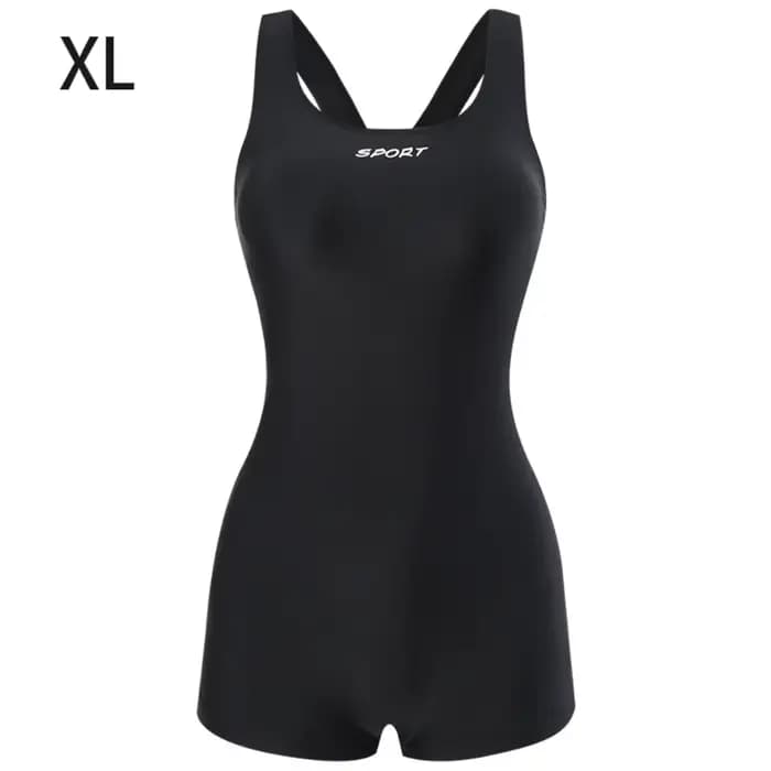 Maillot de bain une pièce à bretelles croisées avec coussinets de poitrine, résistant au chlore, ami