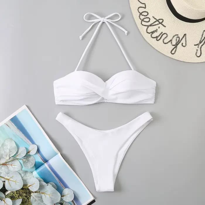 Maillot de bain sexy pour femmes, ensemble deux pièces, soutien-gorge push up, bikini, pour la plage