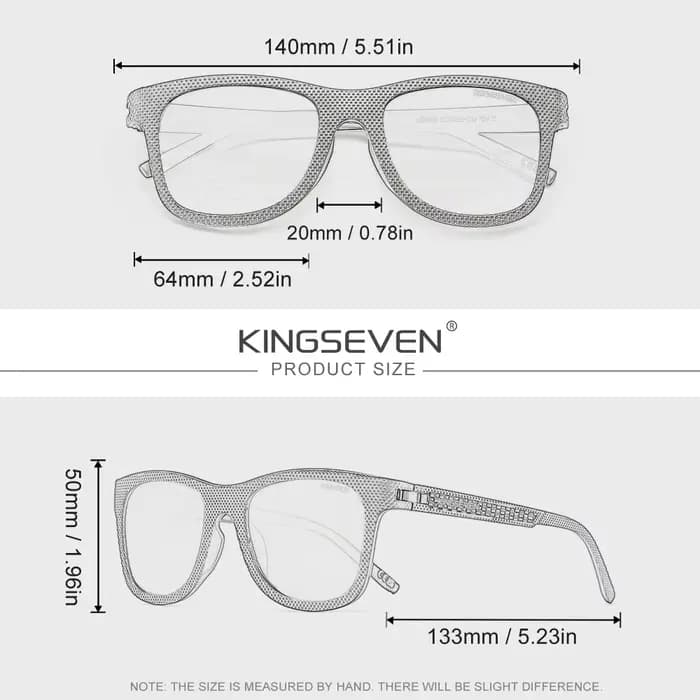 KINGSEVEN Lunettes de soleil polarisées UV400 tendance pour hommes et femmes, montures classiques et