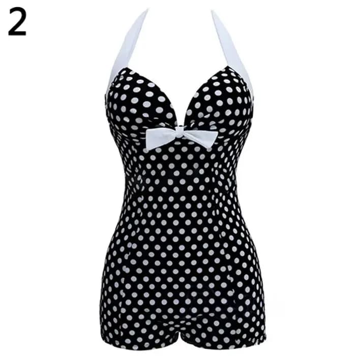 Maillot de bain une pièce à pois pour femme, vêtements de plage, push-up, monokini, 80%, 2021