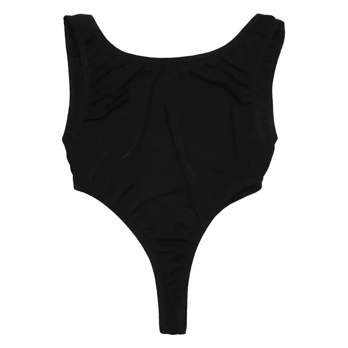 Maillot de bain une pièce pour femmes, culotte tanga, coupe haute, tenue de plage, sous-vêtements