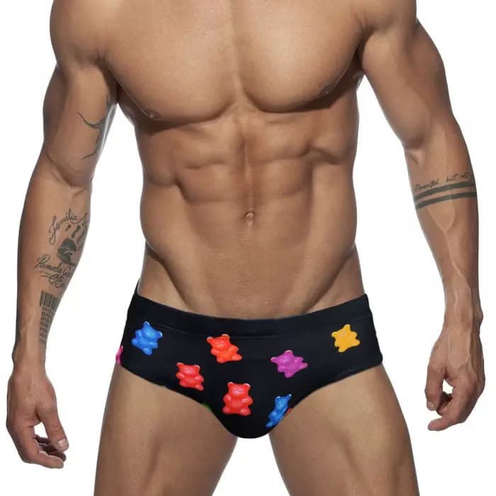 Slip de bain pour hommes Sexy natation court Sport nautique pantalons de plage maillot de bain bande