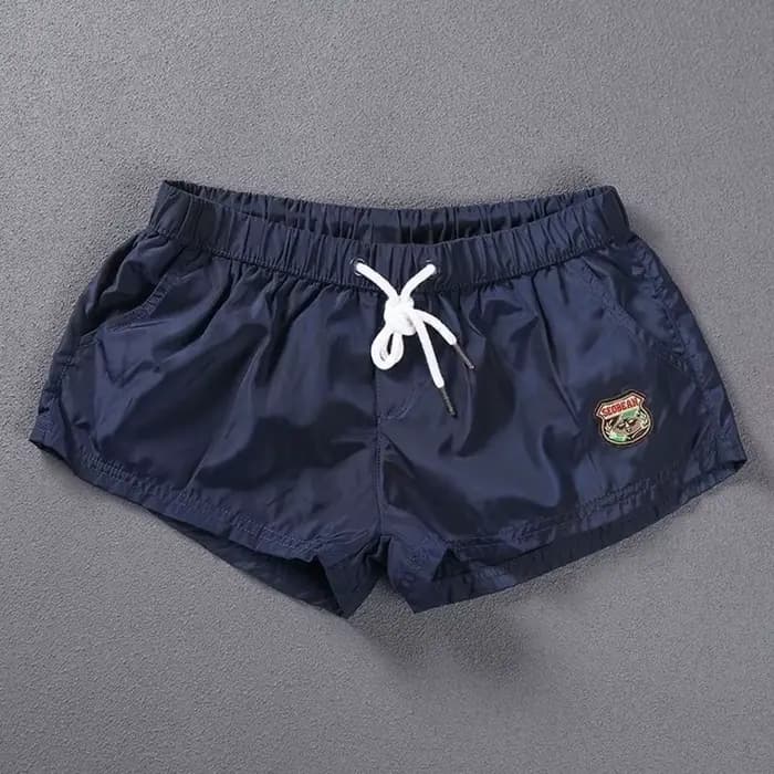 Short de bain taille basse pour hommes, mode décontractée, tendance, Simple, ample, Sexy, séchage ra