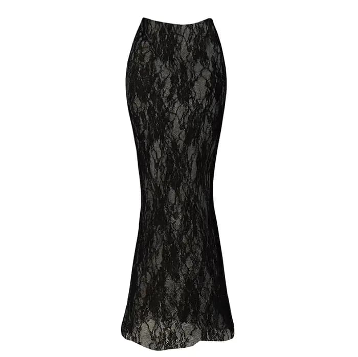 Maillot de bain une pièce en dentelle avec jupe, découpes et dos nu, maillot de bain femme à coupe h