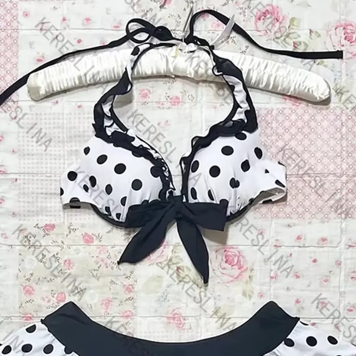 Ensemble bikini femme mignon rétro décontracté streetwear Y2K Harajuku esthétique hip-hop été doux à