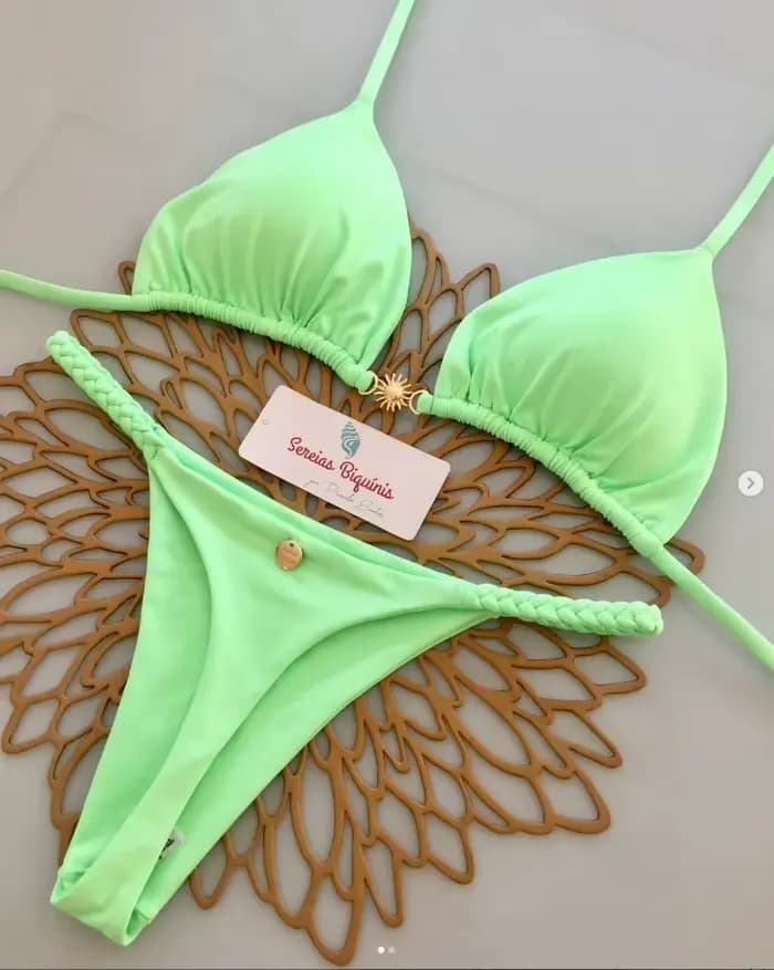 Nouvel ensemble bikini micro sexy imprimé 2026 pour femme, maillot de bain de vacances à lacets, ens