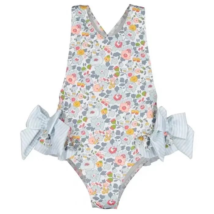 Maillot de bain une pièce pour filles, imprimé élingue, mignon, bikini de plage, 2-7 ans