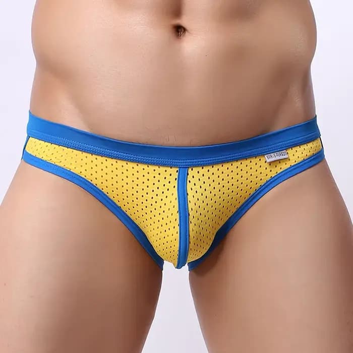 Slips de bain pour hommes en maille respirante à séchage rapide, vêtements de sport, slips de bain