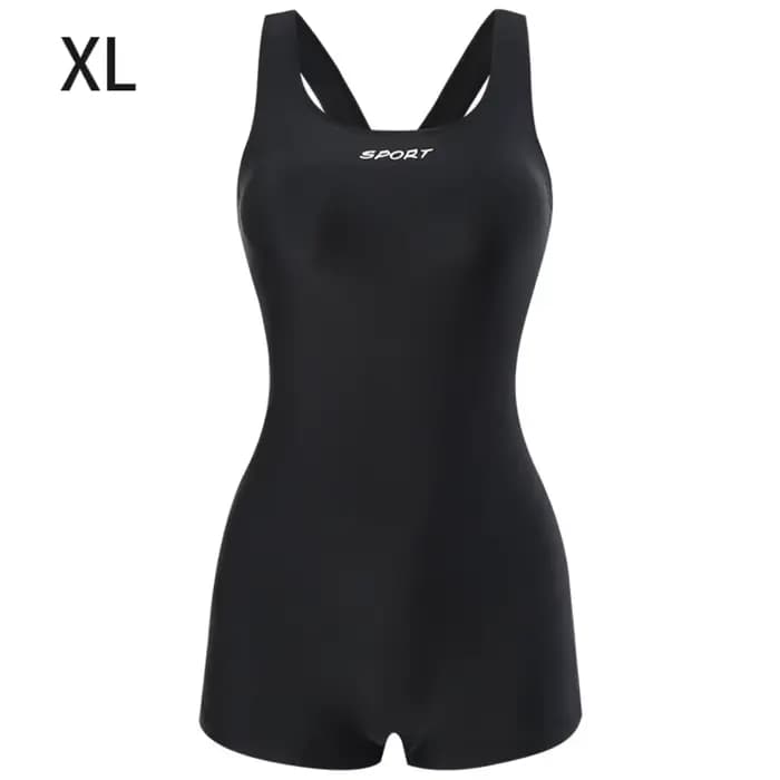 Maillot de bain une pièce à bretelles croisées avec coussinet de poitrine, résistant au chlore, pour
