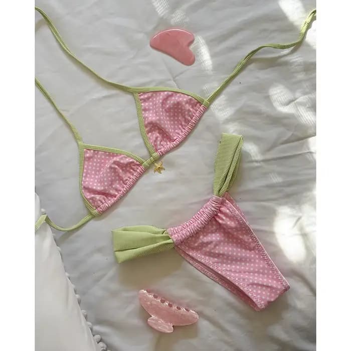 Bikinis 2025 Sexy femmes maillot de bain maillots de bain mosaïque Push Up Bikini ensemble imprimé B