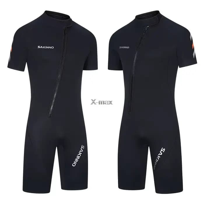 Combinaison de plongée en néoprène 2mm, combinaison à manches courtes, Protection solaire, chaude, s